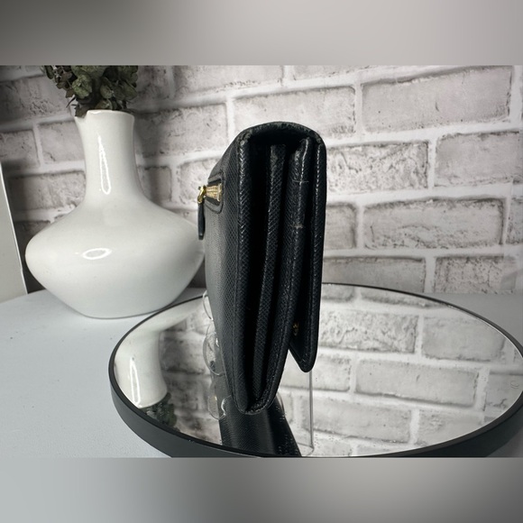 PRADA Saffiano leather black Long Wallet & key case wallet Set of 2 pieces. - Picture 13 of 17